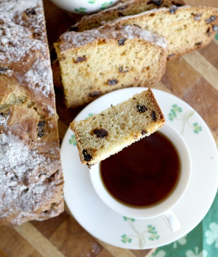 What would St Patrick's Day be without a traditional loaf of Irish Soda bread. And today is a good reason to bake up a loaf even if you aren't Irish. This easy recipe is just perfect with a cup of tea and yet hearty enough to serve along side a meaty entree.