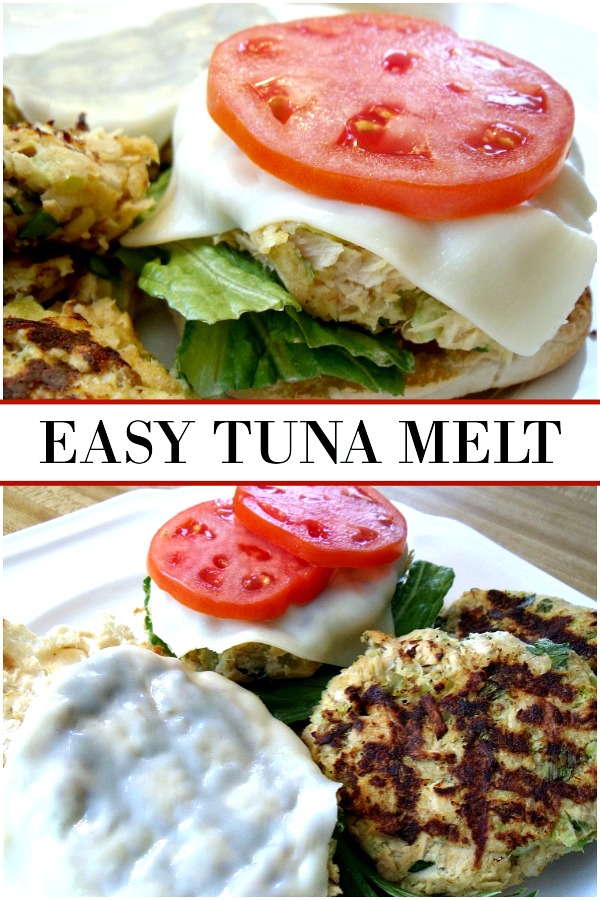 Easy recipe for tuna melt patties are great for lunch or a quick and easy dinner. Add a bowl of soup and some chips and you've got a complete meal.