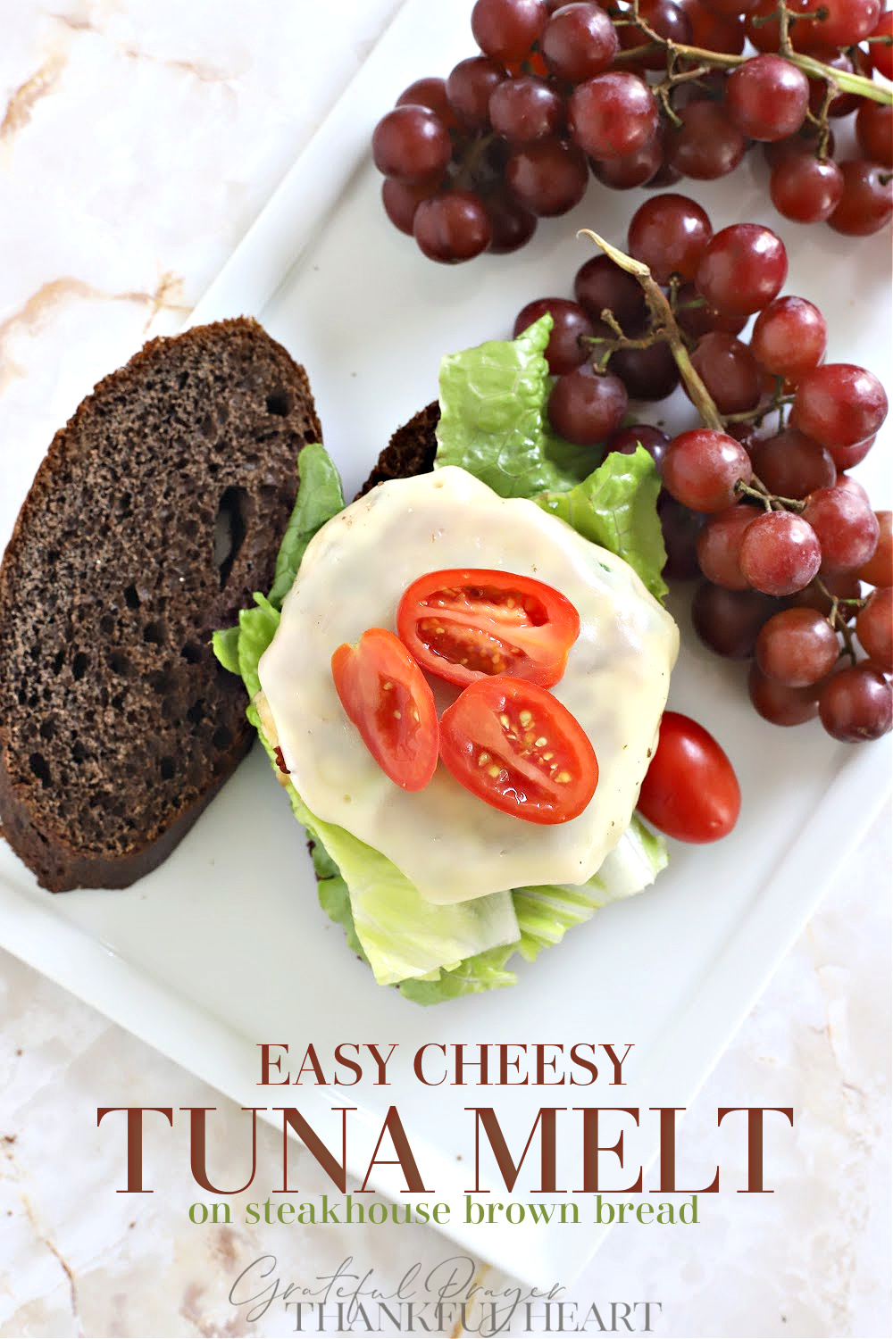 Easy cheesy tuna melt. Classic tuna melt patties are really simple to make and make a warm and tasty lunch or light dinner. Serve on steakhouse brown bread, toasted bun or English Muffin.