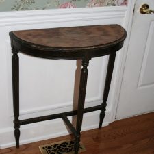 Refinished Half-Circle Table