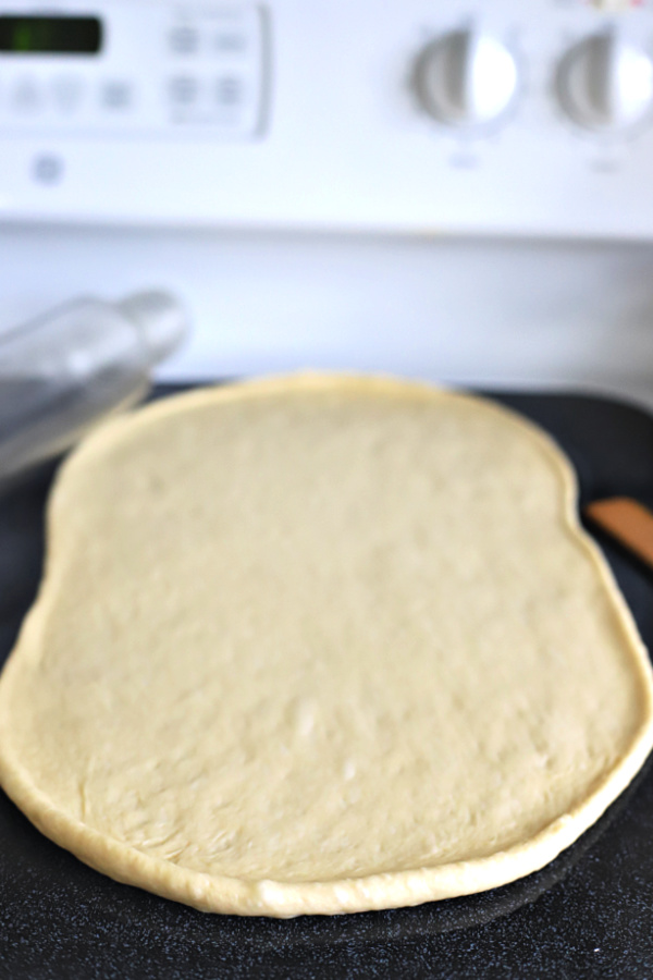 rolling yeast bread dough
