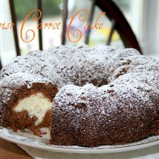 Surprise Carrot Bundt Cake with Cream Cheese Filling