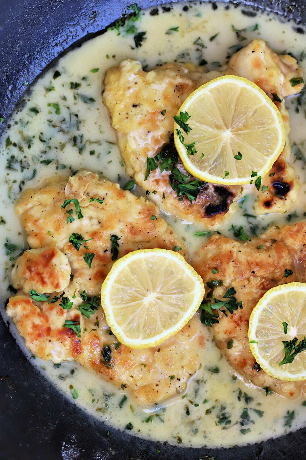 How to make classic Italian chicken francese without wine in a lovely lemon sauce. Easy recipe to serve with your favorite pasta.