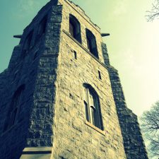 Church Tower and A Mightly Forteess is Our God Hymn