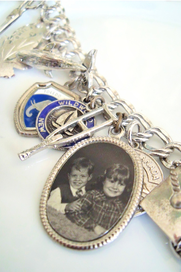 Collecting silver charms for a charm bracelet to celebrate special events to fill a bracelet was popular with girls in the 1950's through the 1970's.