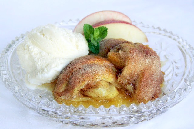 apple bundles recipe crescent rolls dessert b