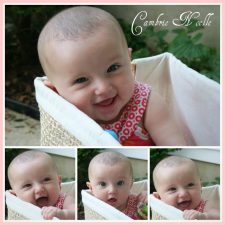 Happy Baby Cambrie Noelle in a Basket