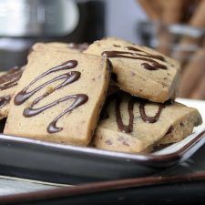 Espresso Chocolate Shortbread Cookies