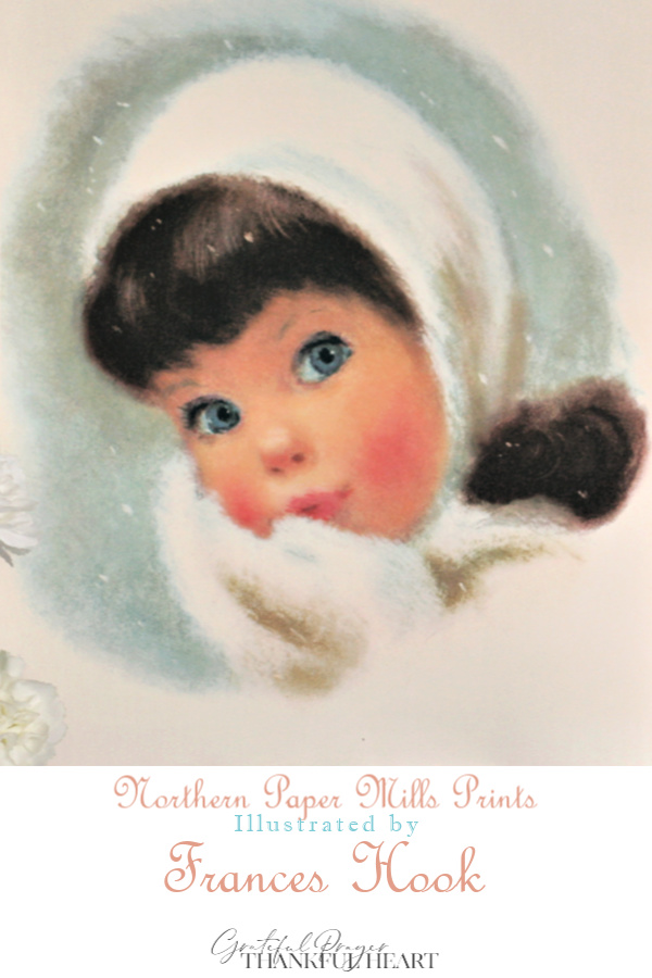 American Beauties, a series of prints of children by Frances Hook begin to appear in the Northern Tissue advertisements in 1958 as the original Northern Girls. 