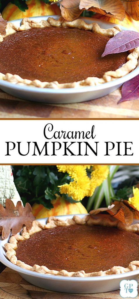 Caramel Pumpkin Pie - Grateful Prayer | Thankful Heart