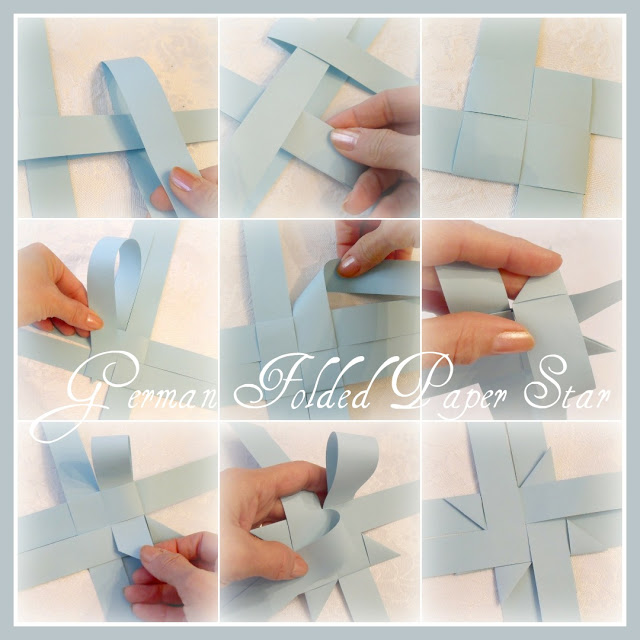 Folded paper German stars remind many of childhood when they were made at Christmas time. Easy to follow, step by step video tutorial teaches you how. 