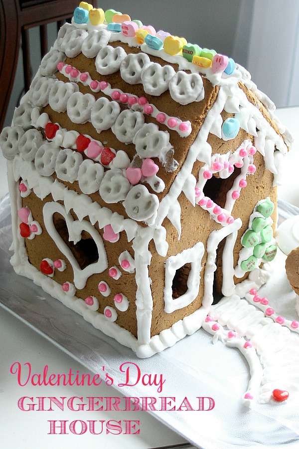 Valentine's Day Gingerbread house