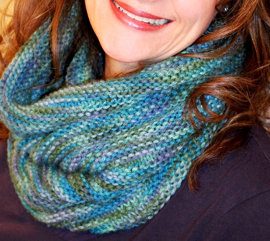 Make a stylish, over-sized knitted cowl or hoodie with this easy to follow pattern. It is not complicated yet looks beautiful while keeping you warm and cozy.