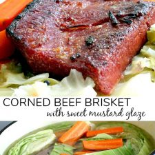 Corned Beef Brisket with a Mustard Glaze