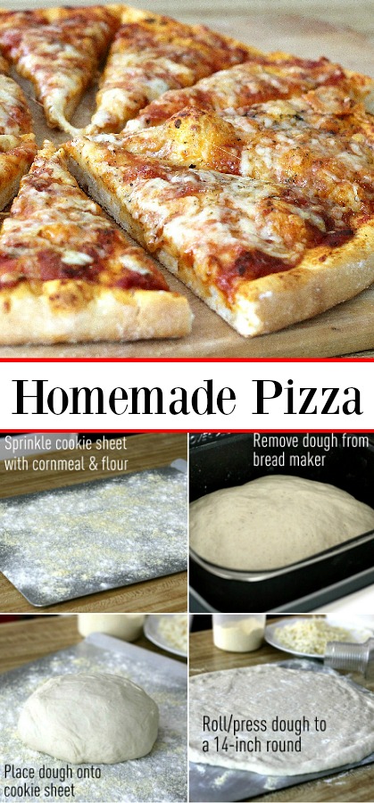 Making homemade Pizza dough is easy, delicious and so economical. Just a few ingredients, a little time and you are ready to add your favorite pizza sauce and toppings. Bake in a hot oven until cheese is melted and crust is perfect.