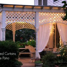 Re-purposed Curtains for the Patio