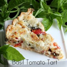 Basil Tomato Tart