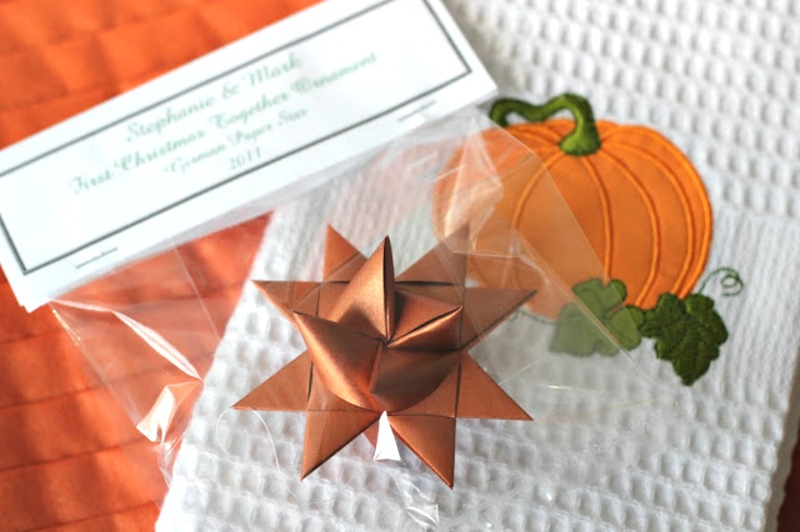 Paper folded German stars are easy to make with this step-by-step video tutorial. Also called Frobel or Moravian stars, they are lovely wedding and bridals shower favors too!