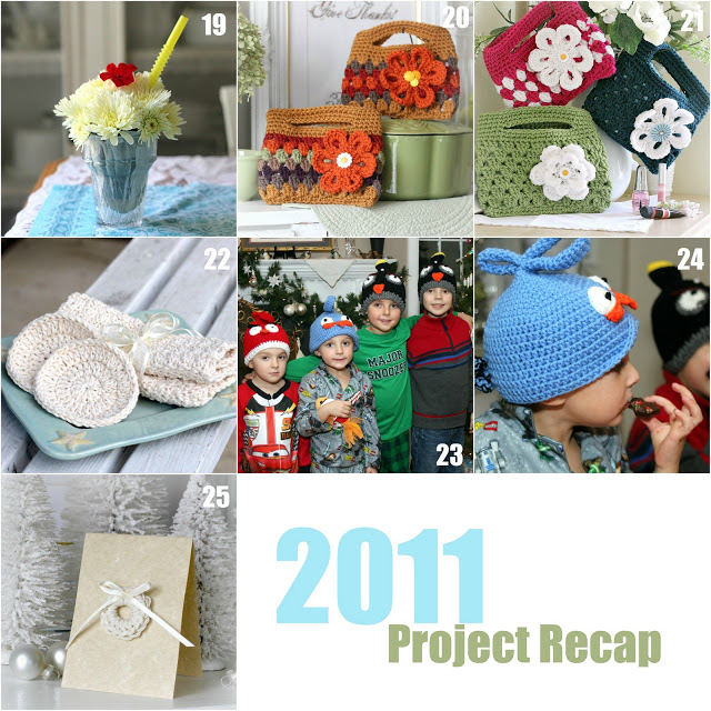 Get inspired by this Craft Project Recap. It includes projects for knitting, crochet, paper crafts, and DIY patio and yard projects.