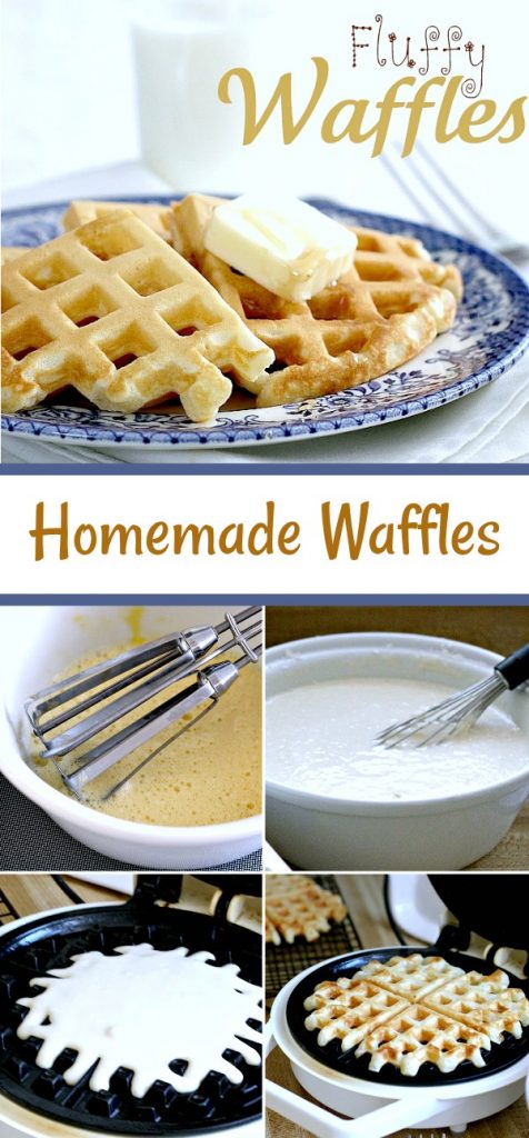 It is hard to beat a breakfast of homemade waffles hot off the pan. Easy recipe freezes well for a quick heat & serve on busy days.