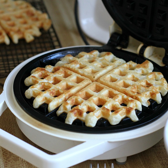 It is hard to beat a breakfast of homemade waffles hot off the pan. Easy recipe freezes well for a quick heat & serve on busy days.