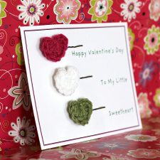 Crochet Heart Bobby Pins