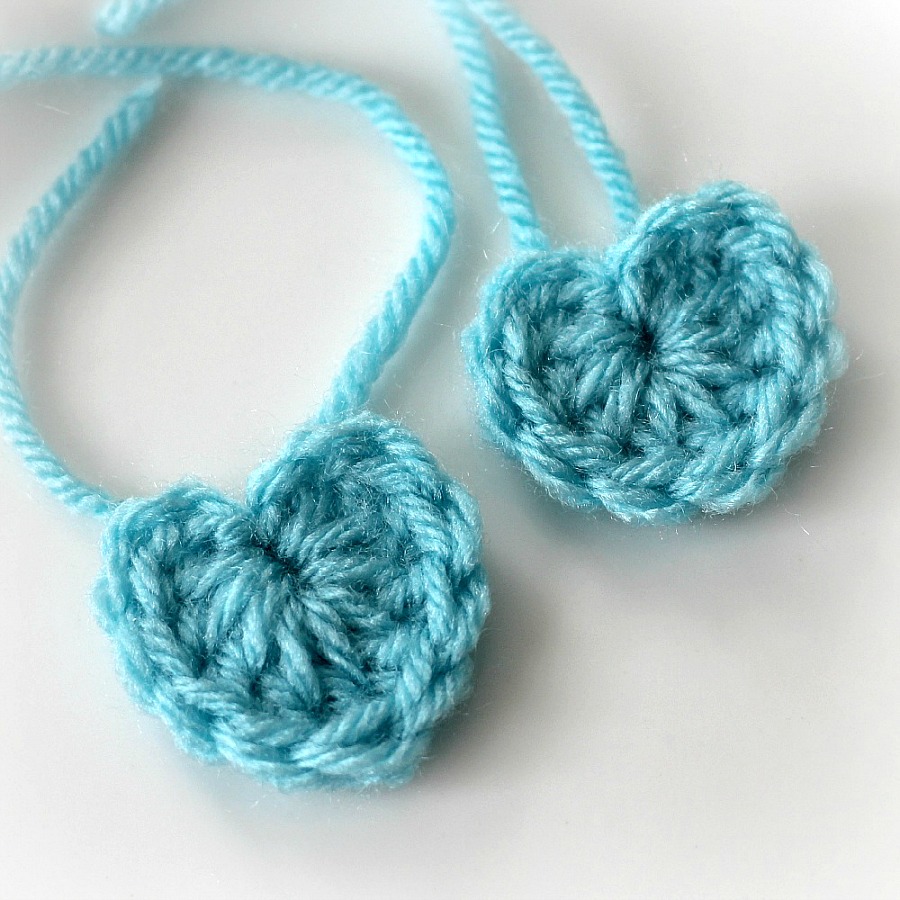 Quick and easy little crochet hearts can be added to many crafts and are especially cute on bobby pins for adorable hair accessories for girls.