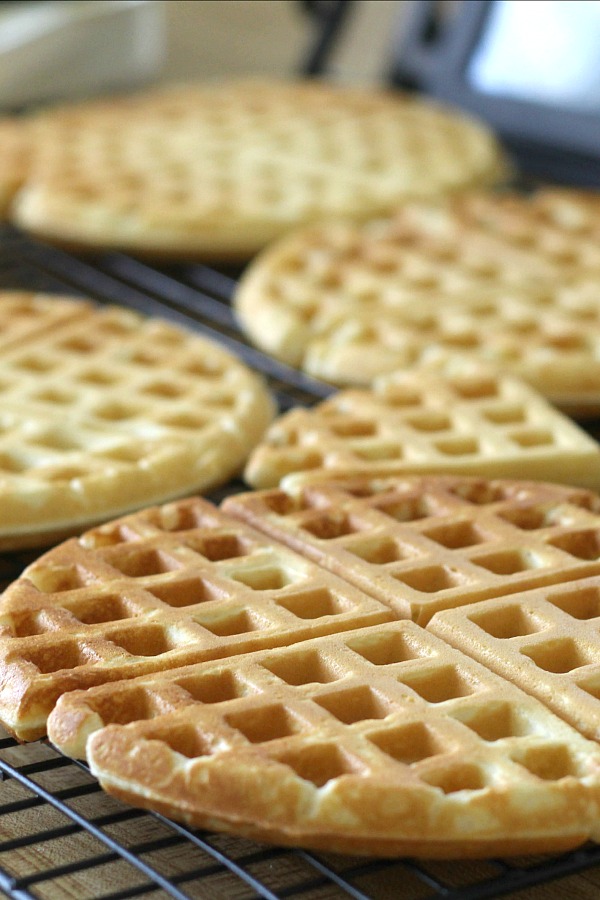 Make breakfast special with homemade waffles. Easy recipe for waffles that also freeze well for a quick heat and serve on busy days.