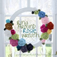 Crochet Ring Around a Rosie Wreath
