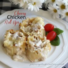Cheesy Chicken Roll-Ups Birthday Lunch