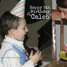 Caleb’s Birthday