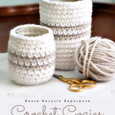 Crochet Cozy for Jars or Cans