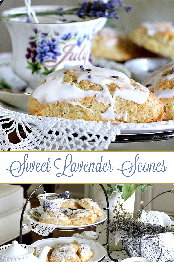 Just a hint of lavender gives these scones and lovely, unique flavor. Delightful for a tea party or breakfast treat using purchased or lavender from the herb garden and an easy recipe.