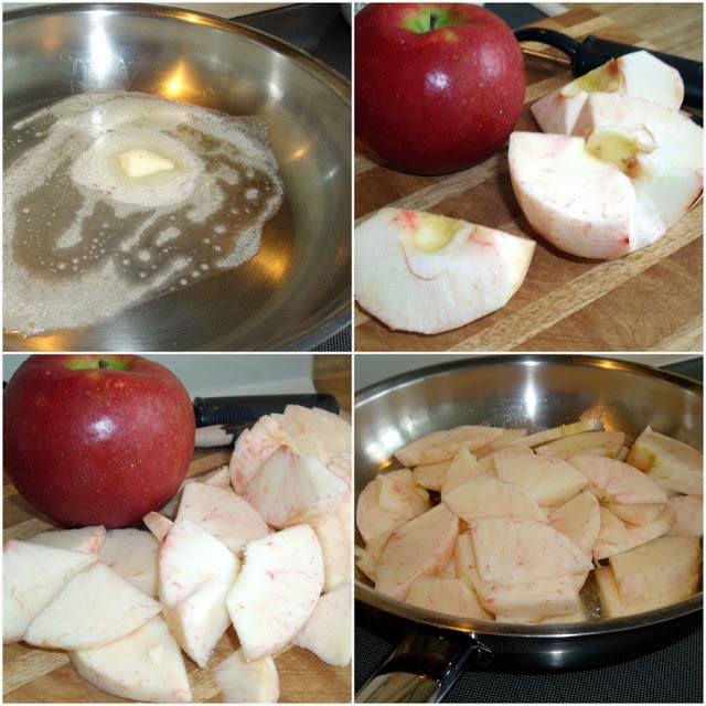 Easy recipe for sautéed apples made on the stovetop, is the perfect sidedish for many entrees.