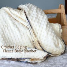 Crochet Edge Baby Blanket