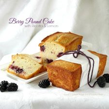 Berry Pound Cake Mini Loaves with Ricotta and Lemon