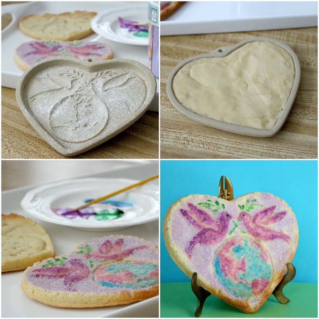 heart shaped mold sugar cookie