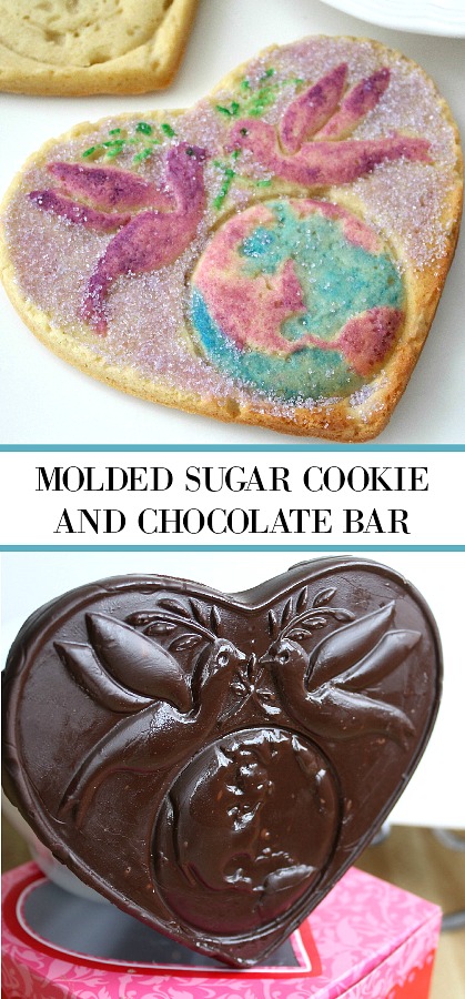 Make a sugar cookie, chocolate bar or tissue paper decoration using a Pampered Chef Heart Shaped Mold.