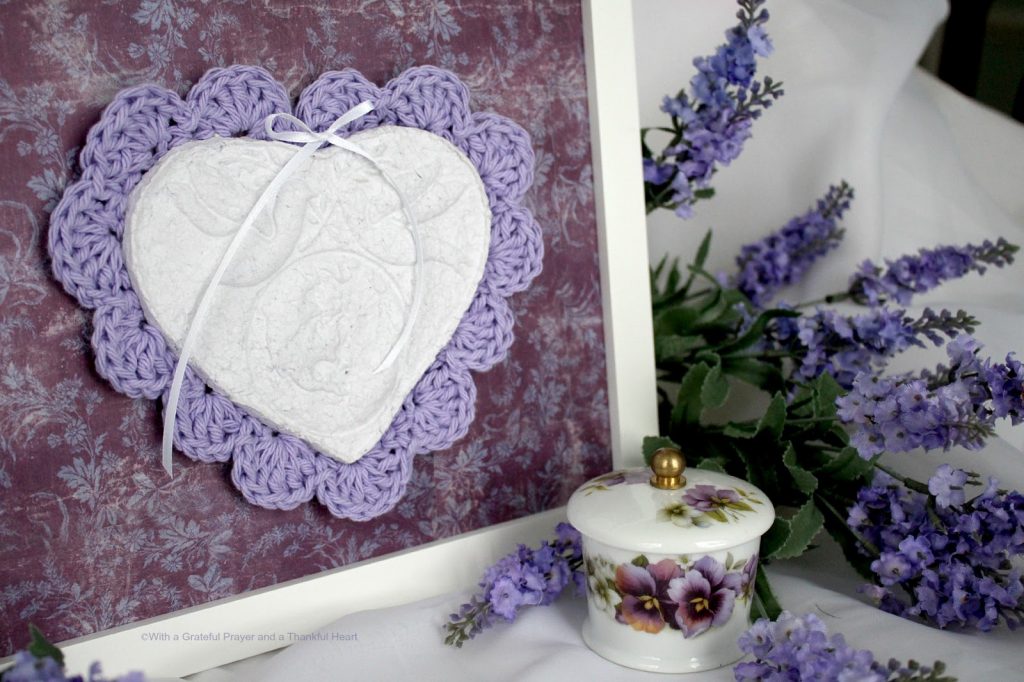 heart shaped mold tissue paper decoration