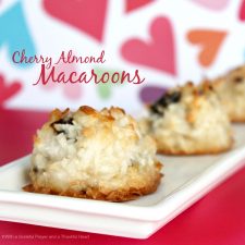 Cherry Almond Macaroons