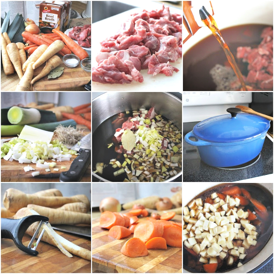 Instead of the usual St. Patrick's Day dinner of corned beef and cabbage, try Irish Lamb Stew. Brimming with leeks, carrots, parsnips and flavored with dill it is a delicious meal. Thickened with cornstarch instead of flour, it is also gluten-free. 
