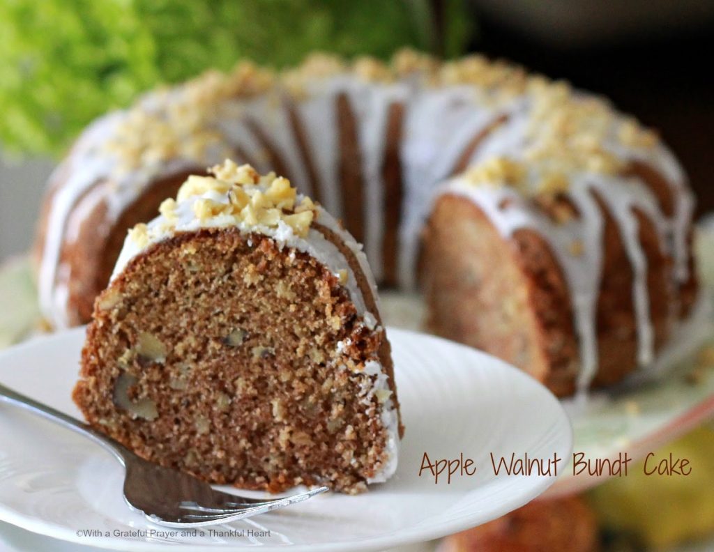 Apple Walnut Bundt Cake | Grateful Prayer applewalnutbundtcake3wm 1024x792