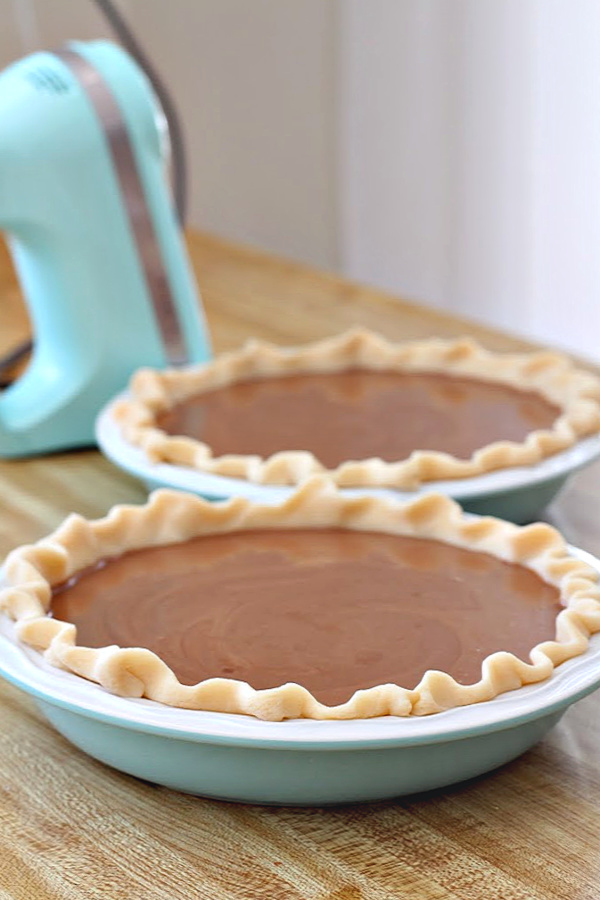 Decadent Minny's chocolate pie is made popular by the book by Kathryn Socket, "The Help". It is easy to make and perfectly delicious using evaporated milk and other basic ingredients.