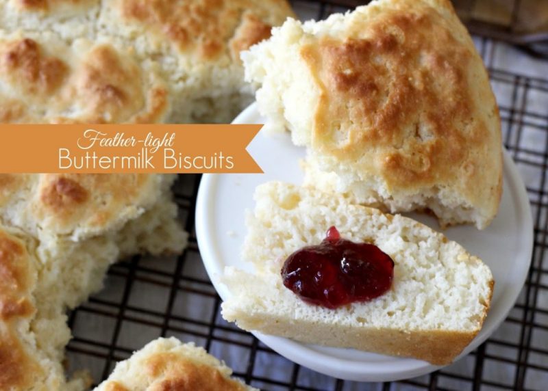 Easy recipe for Shirley's feather light buttermilk biscuits