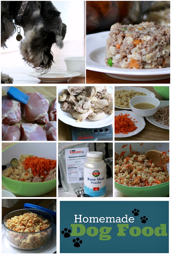 Making homemade dog food is far easier that I thought! Try these recipes using chicken, beef, oats, sweet potatoes and more with guide for great nutrition.