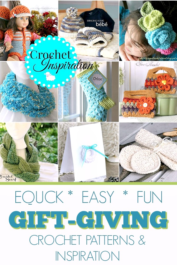 Inspiration and patterns for quick, easy and fun crochet projects for holiday gift-giving. 