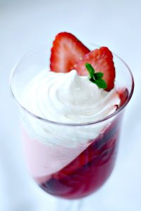 Pretty Jell-O Strawberry Parfait - Grateful Prayer | Thankful Heart