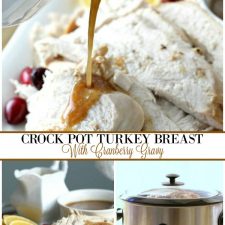 Crock Pot Turkey Breast with Cranberry Gravy