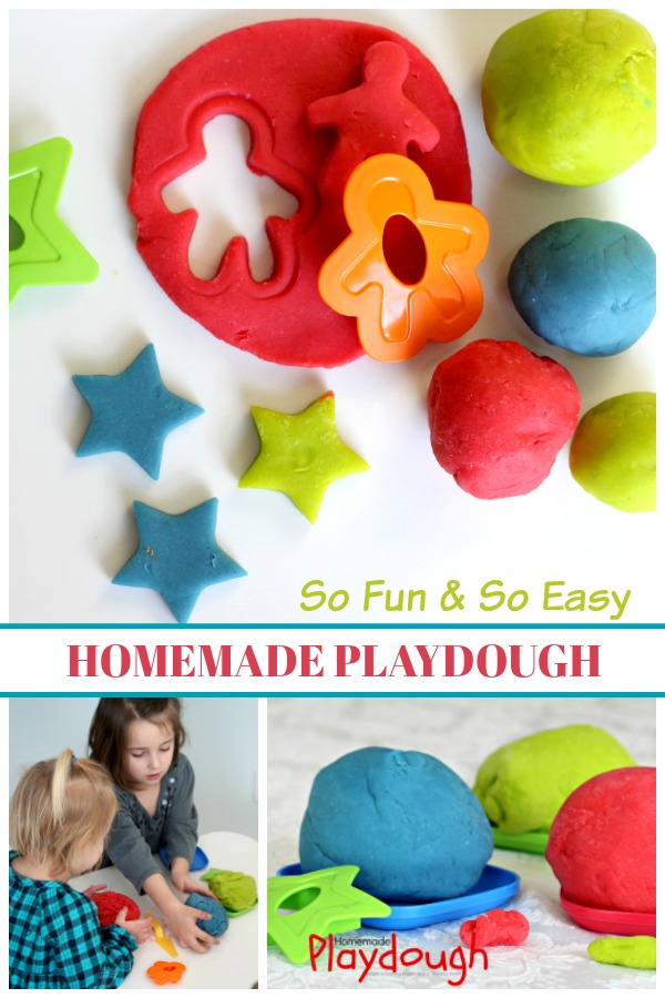 Making playdough with or for your children is fun with this easy recipe. Colorful, soft and just right for non-technical creative play.