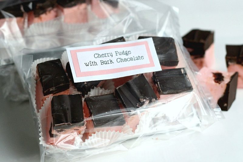 Cherry Fudge with Dark Chocolate is decadent with bits of dried cherries and topped with dark chocolate. Something this amazing should be difficult to make but not so with this easy recipe. Make a batch for someone you want to impress this Valentine's Day